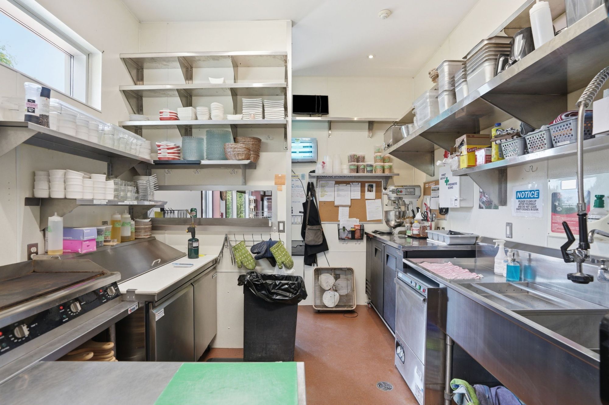 The commercial kitchen