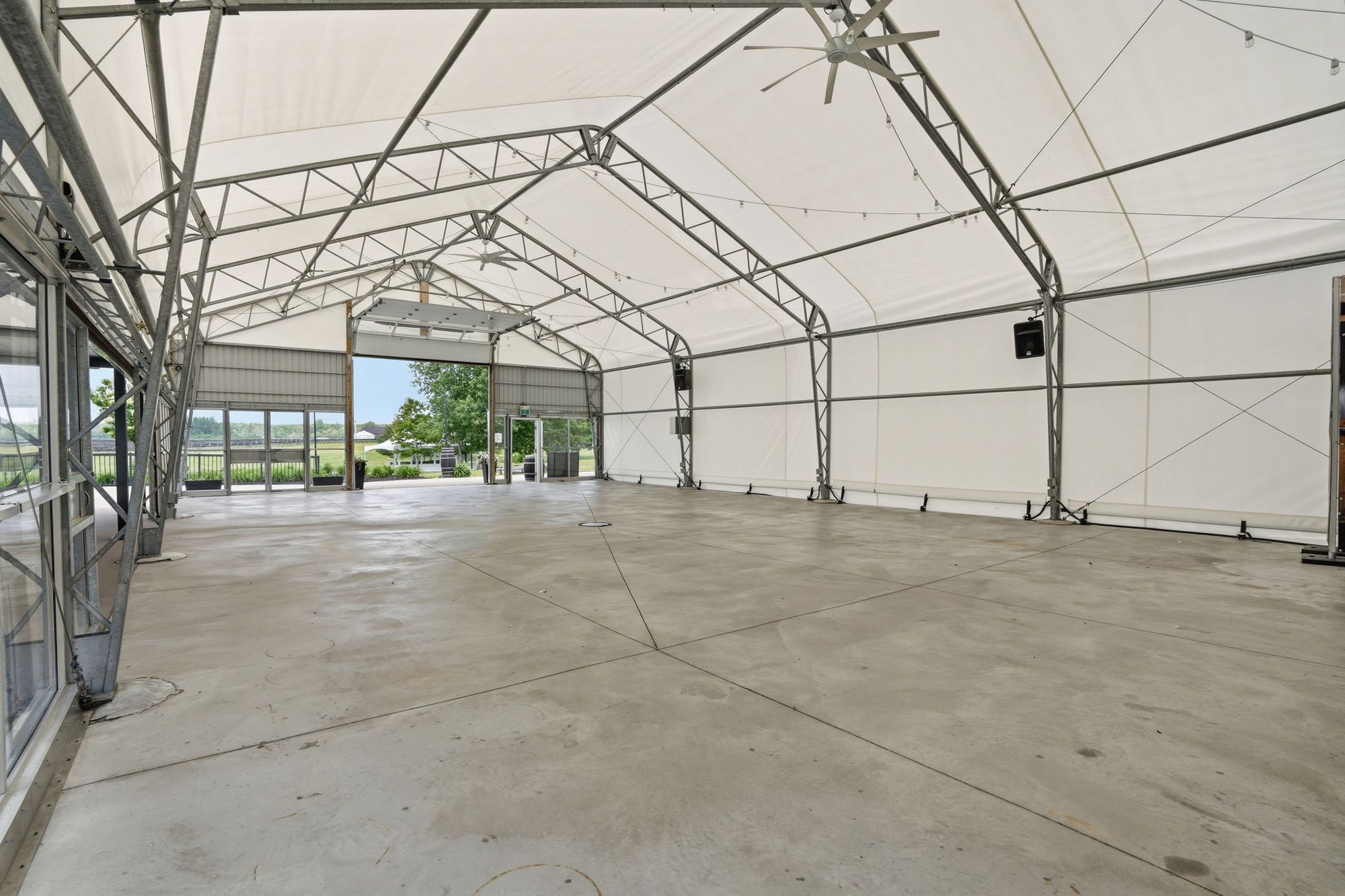 Inside the event space
